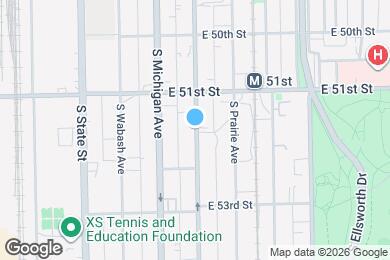 Map image of the property - 5148 S Indiana Ave