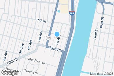 Map image of the property - 1333 1st Ave