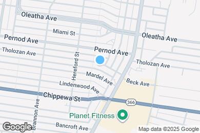 Map image of the property - 4952 Tholozan Ave