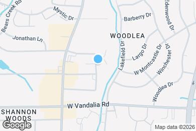 Map image of the property - 2807 Green Crest Ct
