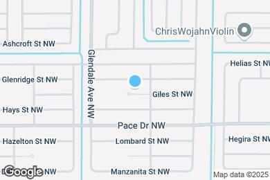 Map image of the property - 1549 Giles St NW