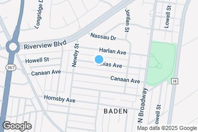 Map image of the property - 928 Elias Ave