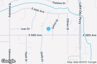 Map image of the property - 2301 E 68th Ave