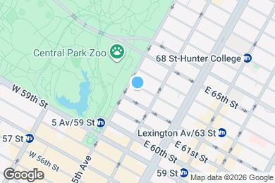 Map image of the property - 26 E 63rd St