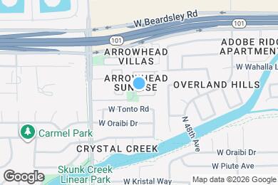 Map image of the property - 4922 W Behrend Dr