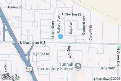 Map image of the property - 1127 E Donovan Rd