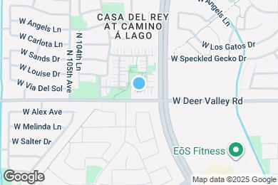 Map image of the property - 10295 W Via Del Sol