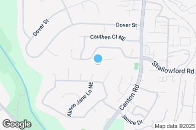 Map image of the property - 888 Trace Cir NE