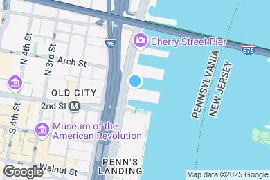 Map image of the property - 3 N Columbus Blvd
