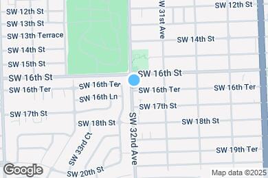 Map image of the property - 1631 SW 32nd Ave