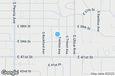 Map image of the property - 3842 S Trenton Ave