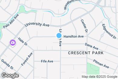 Map image of the property - 1196 Hamilton Ave