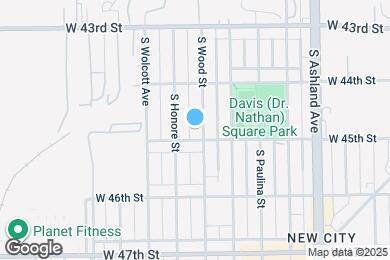 Map image of the property - 4450 S Wood St