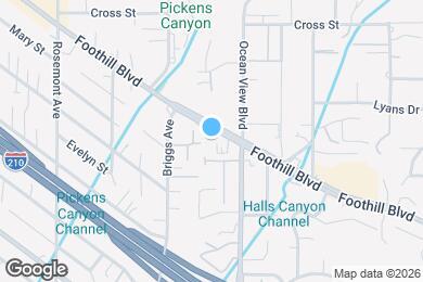 Map image of the property - 2350 Foothill Blvd