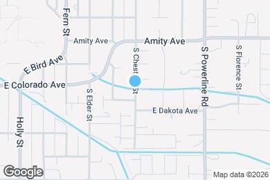 Map image of the property - 1005 S Chestnut St