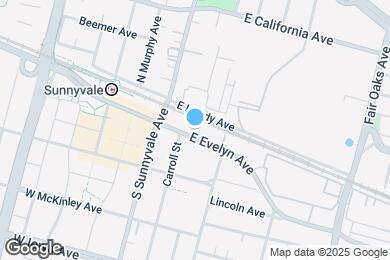 Map image of the property - 295 E Evelyn Ave