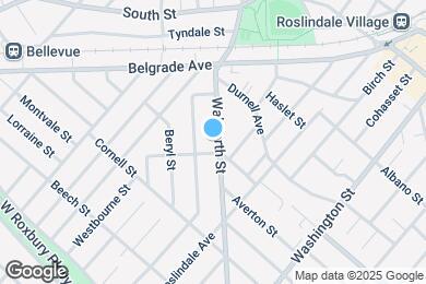 Map image of the property - 101 Walworth St