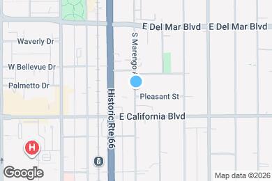 Map image of the property - 498 S Marengo Ave