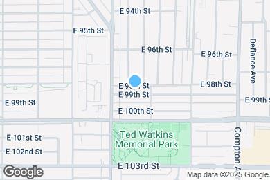 Map image of the property - 1235 E 99th St