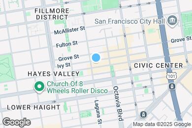 Map image of the property - 580 Hayes St