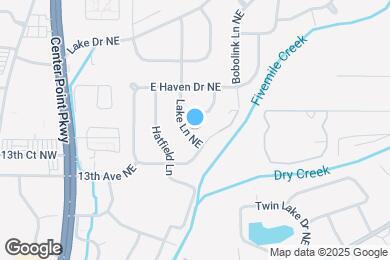 Map image of the property - 1309 Lake Ln NE