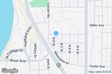 Map image of the property - 916 N D St
