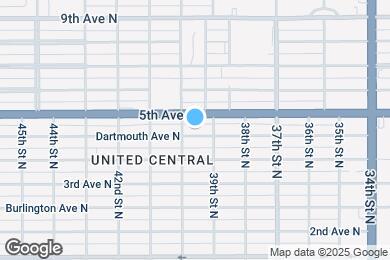 Map image of the property - 3937 Dartmouth Ave N