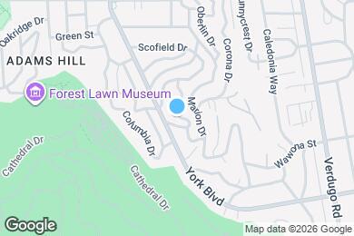 Map image of the property - 1505 Stanford Dr