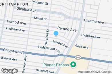 Map image of the property - 4972 Tholozan Ave