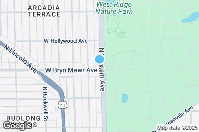 Map image of the property - 5604 N Western Ave