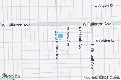 Map image of the property - 3572 W Belden Ave