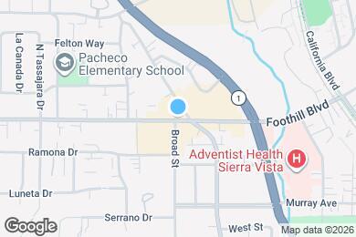 Map image of the property - 686 Foothill Blvd
