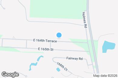 Map image of the property - 406 E 164th Terrace