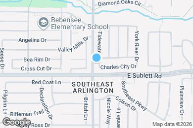 Map image of the property - 6204 Tidewater Dr