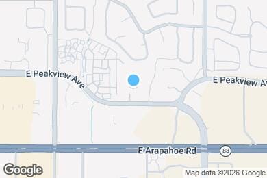 Map image of the property - 10157 E Peakview Ave