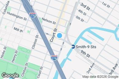 Map image of the property - 196 W 9th St