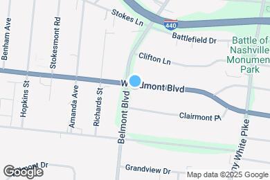 Map image of the property - 1579 Woodmont Blvd