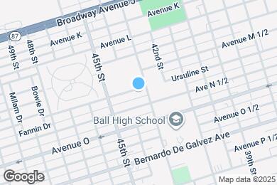 Map image of the property - 4309 Avenue N