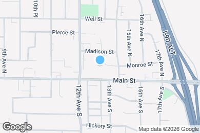 Map image of the property - 205 13th Ct