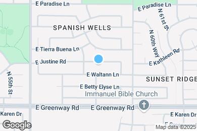 Map image of the property - 5825 E Justine Rd
