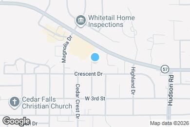 Map image of the property - Brentwood Apartments