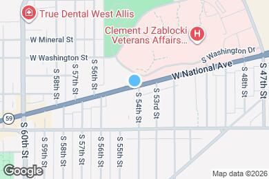 Map image of the property - 5411 W National Ave