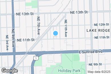 Map image of the property - 1100 NE 9th Ave