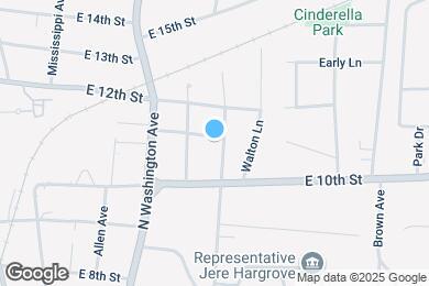 Map image of the property - 1030 N Maple Ave