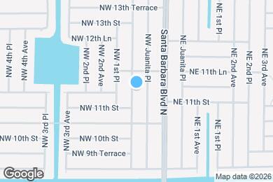 Map image of the property - 1113 NW 1st Ave