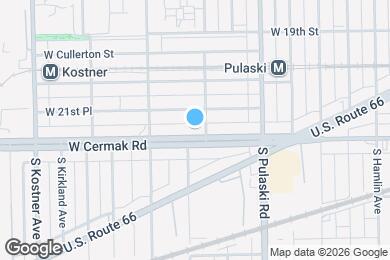 Map image of the property - 4108 W Cermak Rd