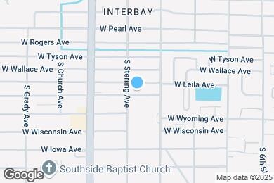 Map image of the property - 3613 W Oklahoma Ave