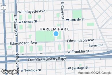 Map image of the property - 615 N Calhoun St