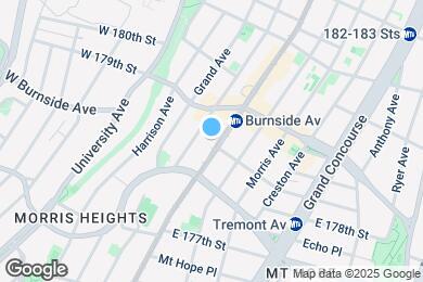 Map image of the property - 1985 Jerome Ave