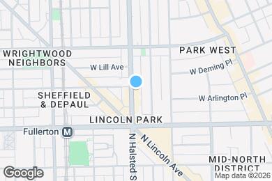 Map image of the property - 2457 N Halsted St